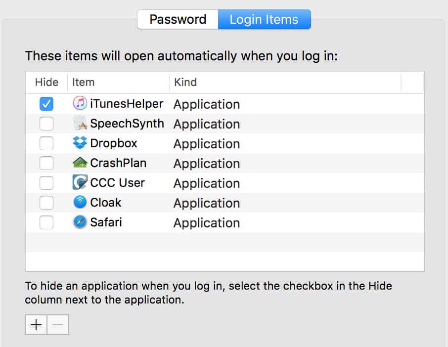 to open automatically when you log into your Mac OS X: Opening an App When You Log In