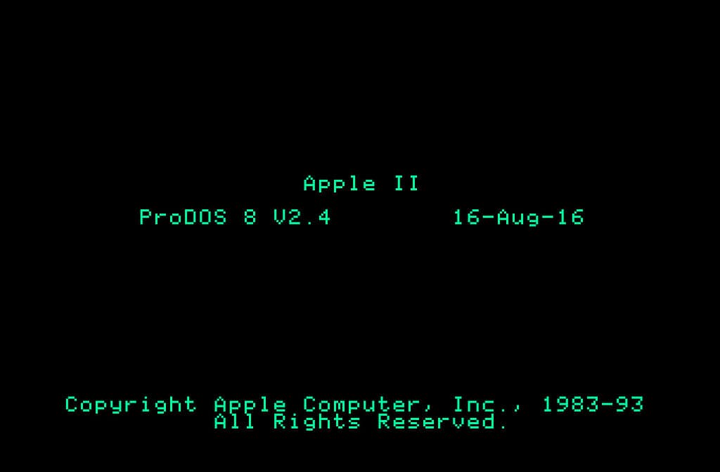 ProDOS 2.4 for Apple II