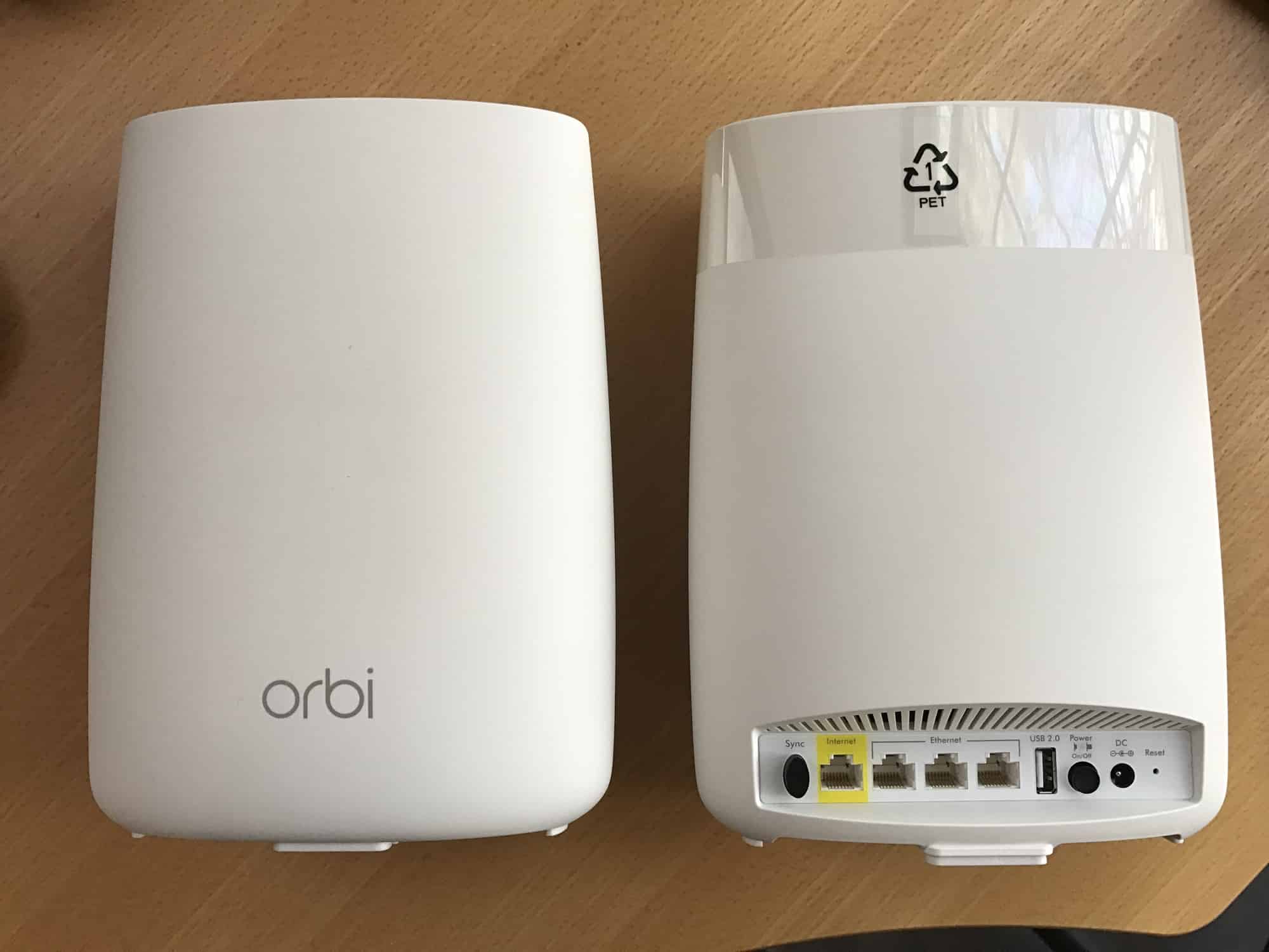 NETGEAR's Orbi has more ports than any other mesh Wi-Fi system we tested