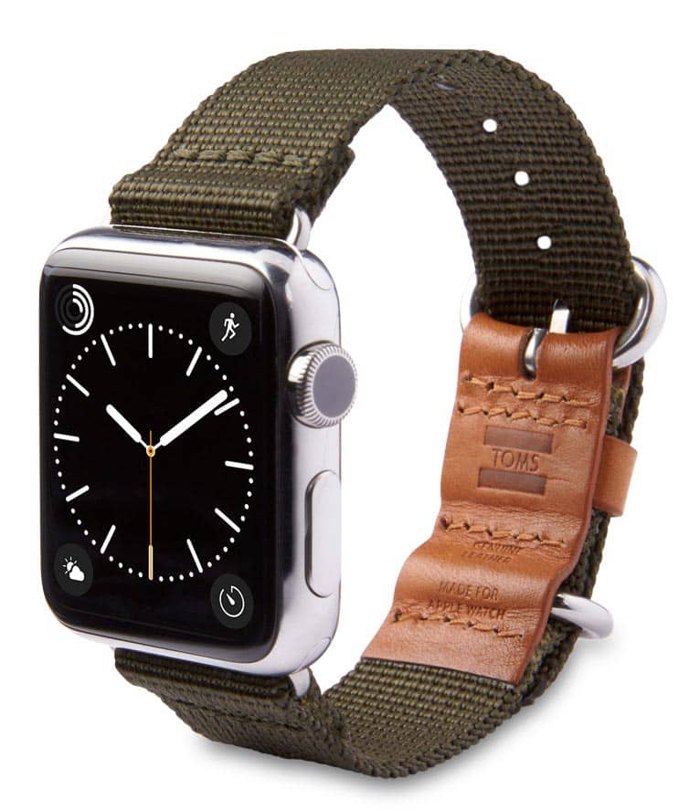 Apple Watch Strap from TOMS, Olive