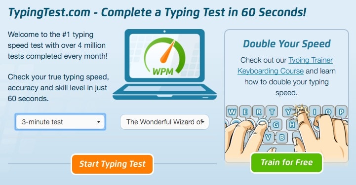 Free Typing Test - Check Your Typing Speed in 60 Seconds
