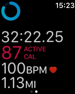 outdoor walk on apple watch