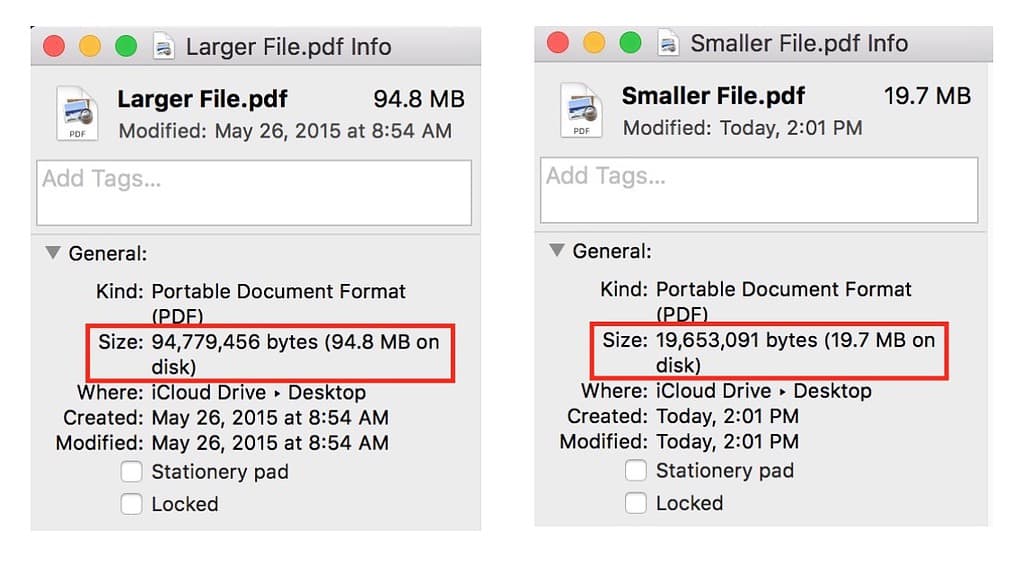 mac utility file size
