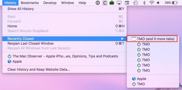 macOS: Recover Lost Tabs and Windows in Safari - The Mac Observer