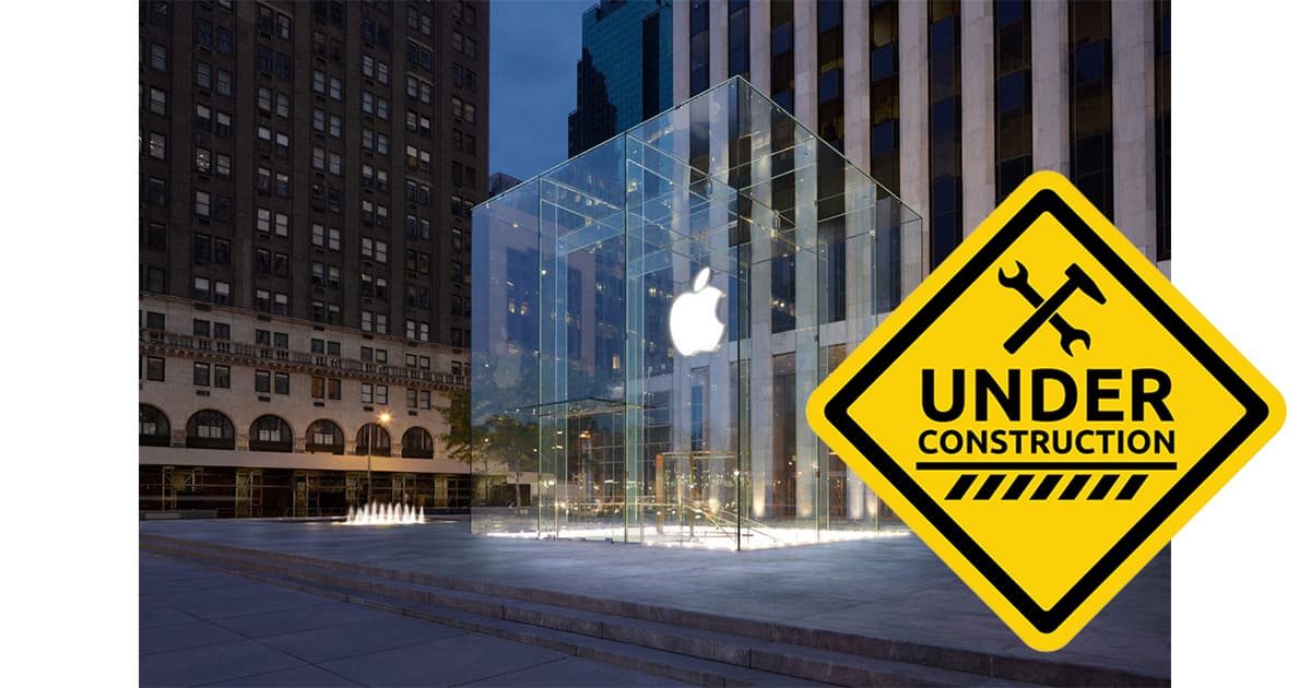 Apple’s 5th Avenue Store Glass Cube Dismantling is Only Temporary