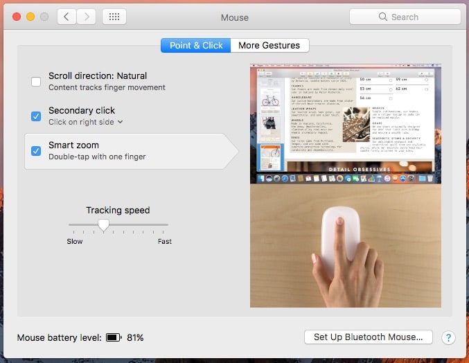 Magic Mouse Mac Gestures - Point and Click