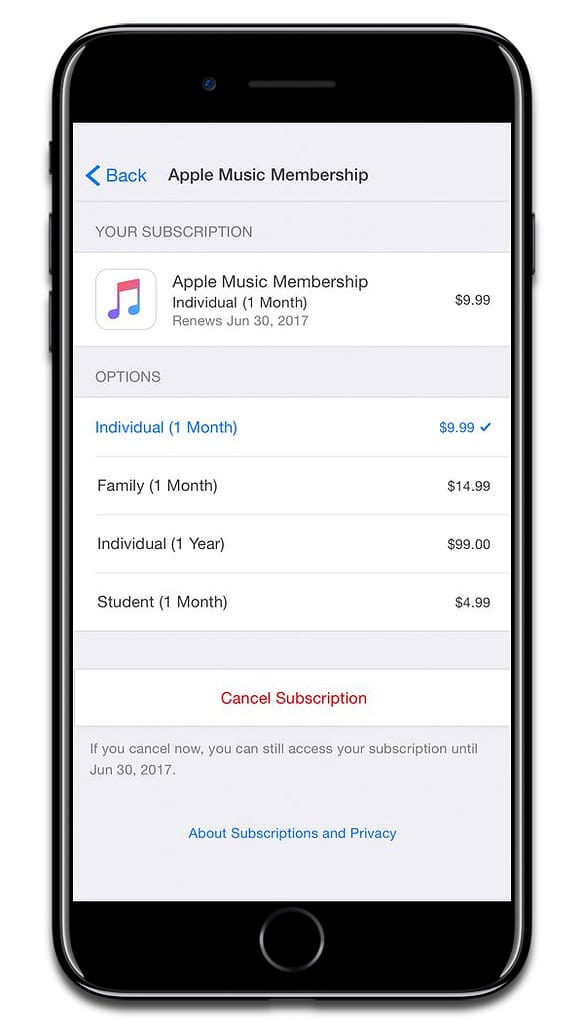 Now You Can Get an Apple Music Yearly Subscription Direct in iOS - The