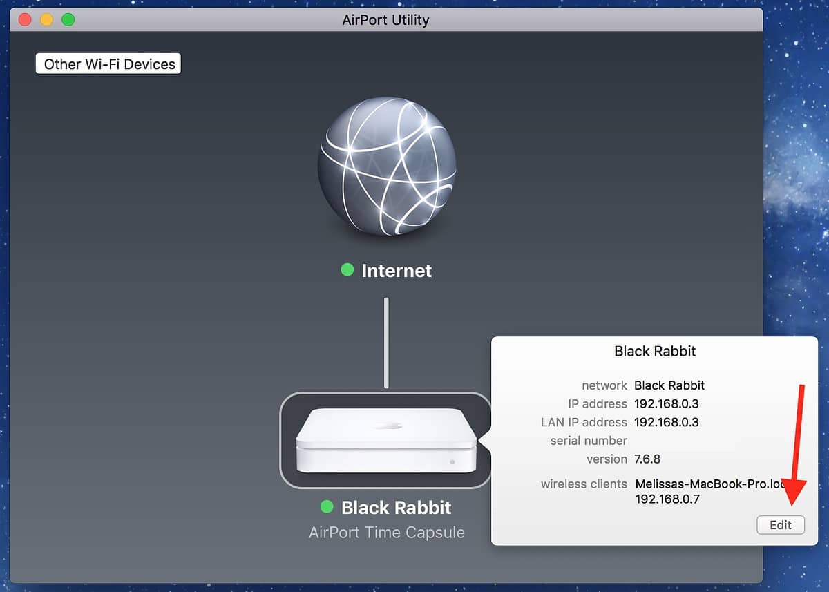 airport utility windows 10 add wireless clients