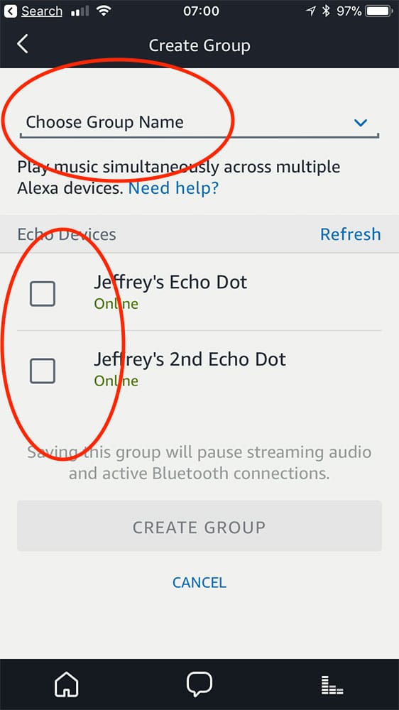 how to play multi room music with alexa