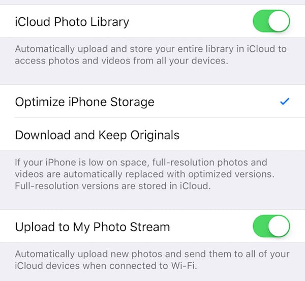 Icloud Photo Library Free Up Space On Mac