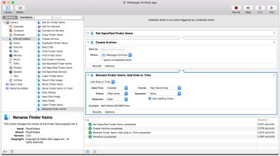 macOS: How to Archive iMessages with Automator- The Mac Observer