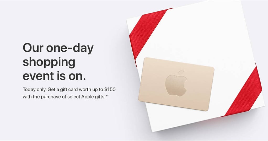 Apple Offers Up to 150 in Gift Cards for Black Friday Deals The Mac