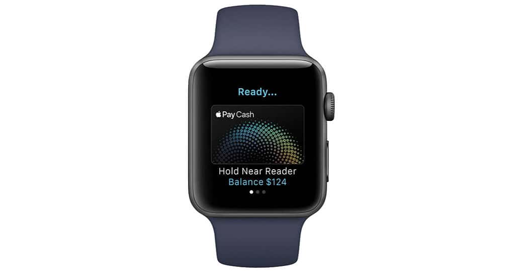 Apple Pay Cash on Apple Watch running watchOS 4.2