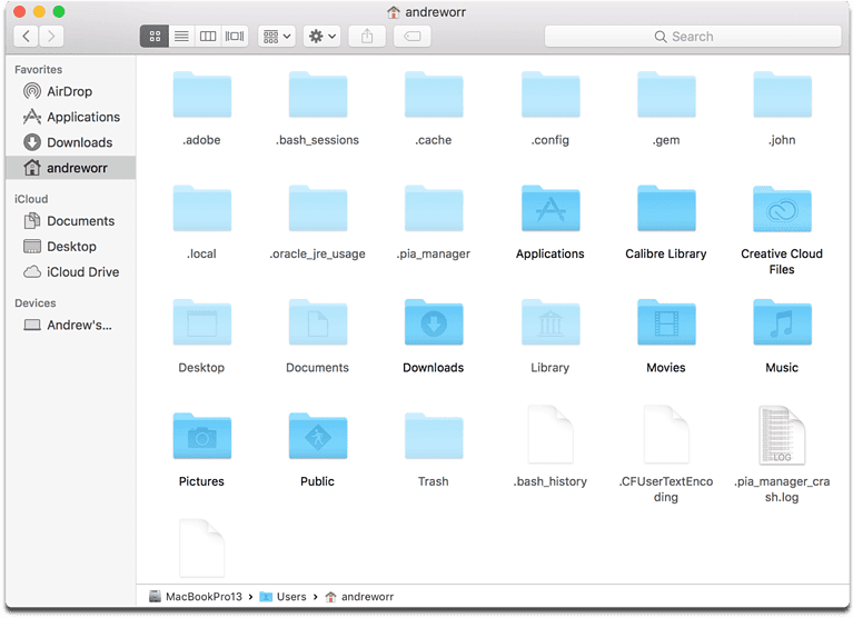 how to find hidden file in mac