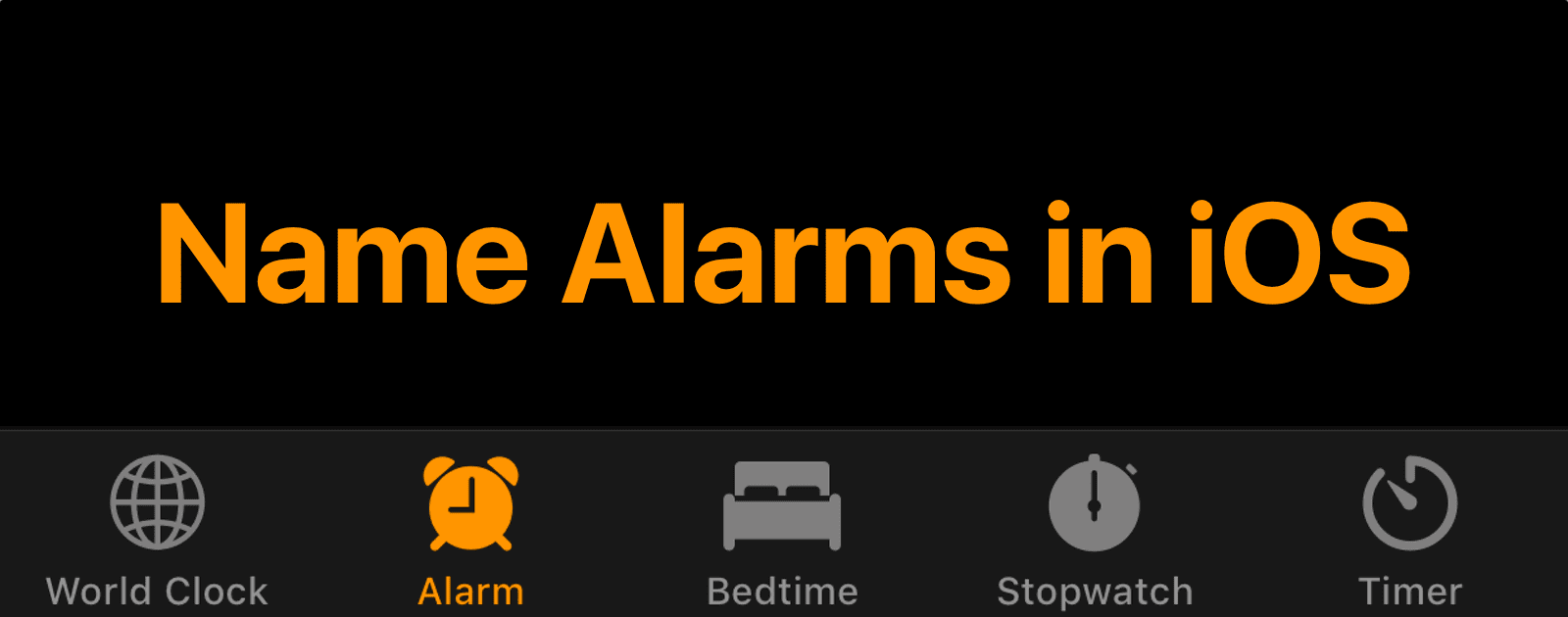 mac air alarm clock