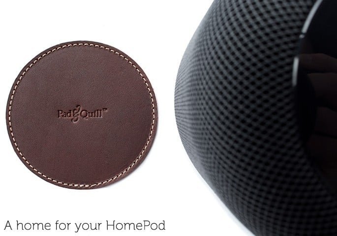 Worried about HomePod Leaving a Ring? Pad & Quill Has a Coaster for That