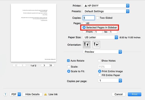 macOS: How to Print Only Selected Pages from Preview- The Mac Observer