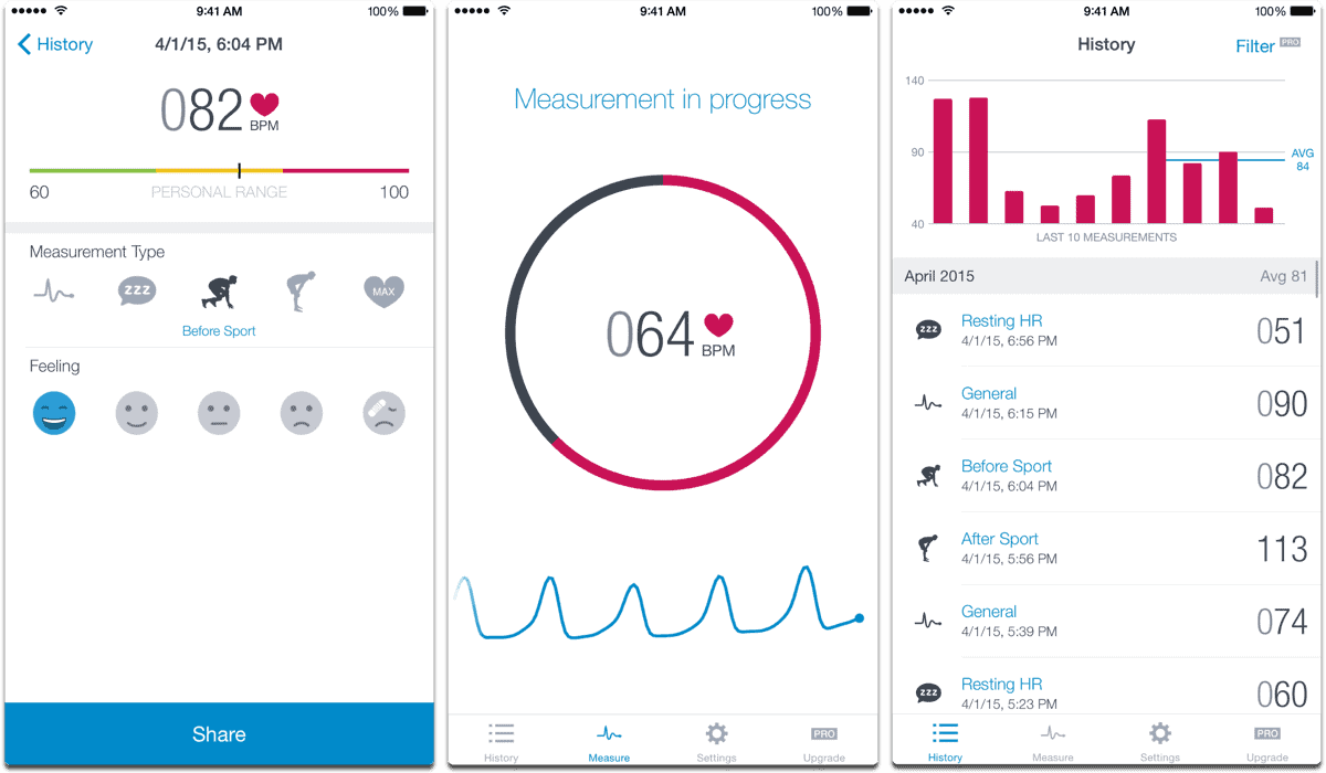 heartbeat measure app