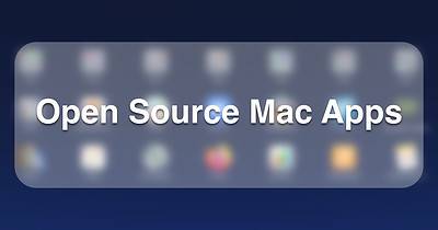 open source mac apps