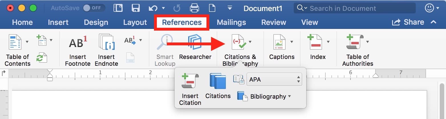 How To Format References Automatically Using Microsoft Word The Mac 