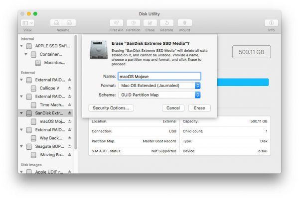 How to Format a Drive with GUID for macOS High Sierra, Mojave ...