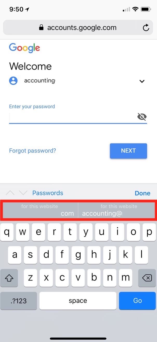 Incorrect username and password when logg… - Apple Community