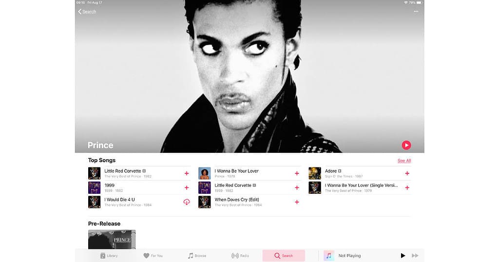 23 More Prince Albums Now on Apple Music - The Mac Observer