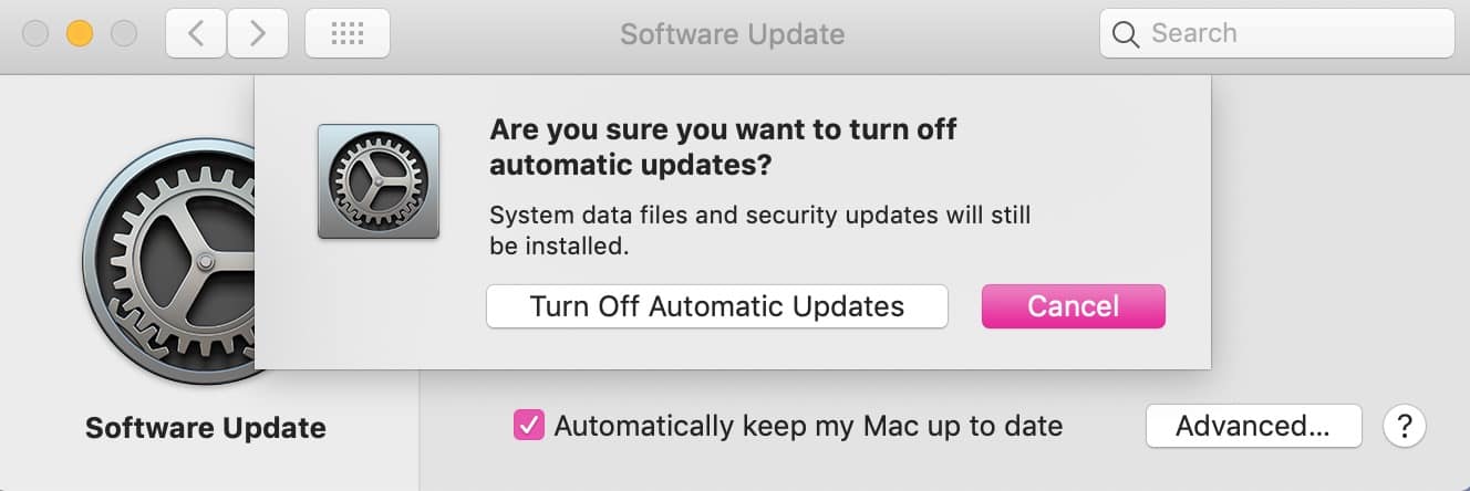 automatic updates for mac