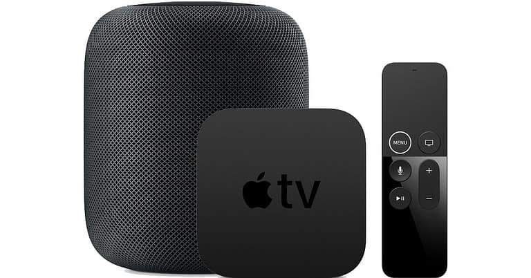 Как подключить homepod к apple tv