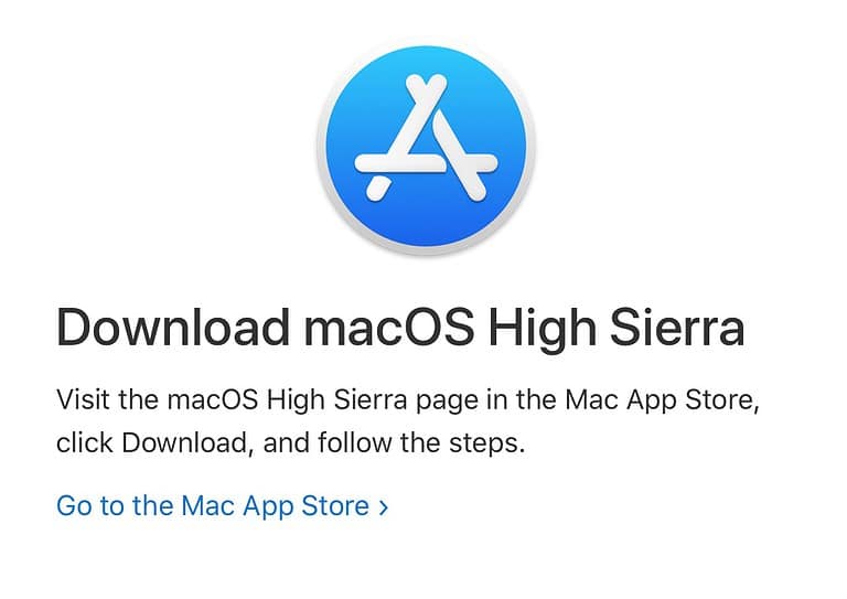 High sierra app