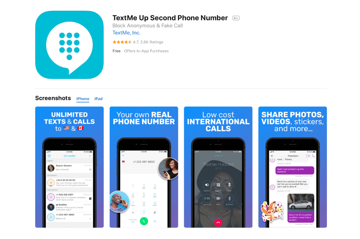 text number app