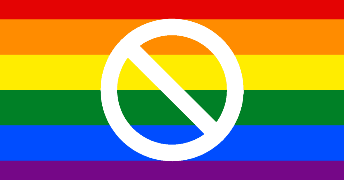 anti gay flag emoji art