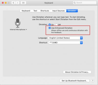 apple dictation commands mac