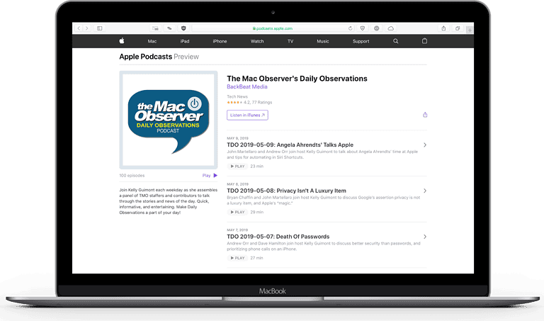 You Can Now Listen To Apple Podcasts On The Web- The Mac Observer