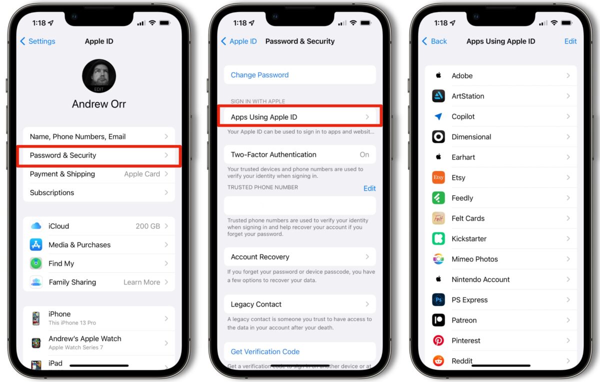 iOS 13: Where to Find Sign in With Apple Logins - The Mac Observer