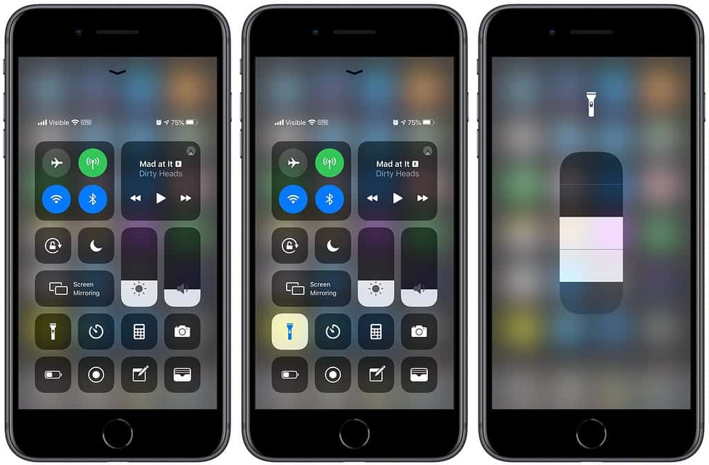 iOS 14: Here’s How to Turn the iPhone Flashlight Off and On - The Mac