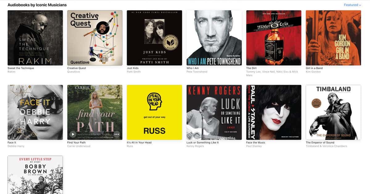 Free Audiobooks By Iconic Musicians on Apple Music - The Mac Observer