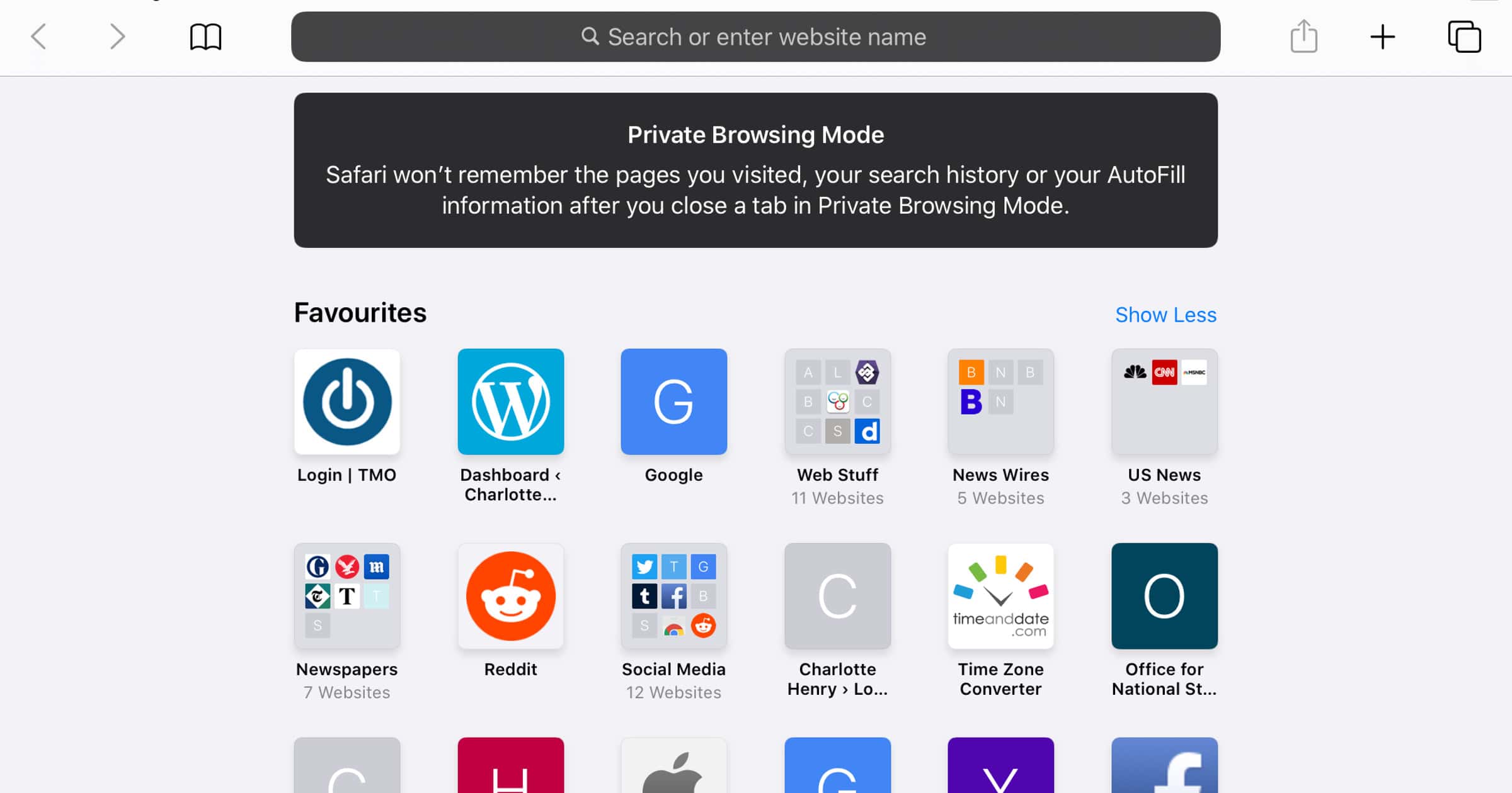 how to see private browsing history safari iphone