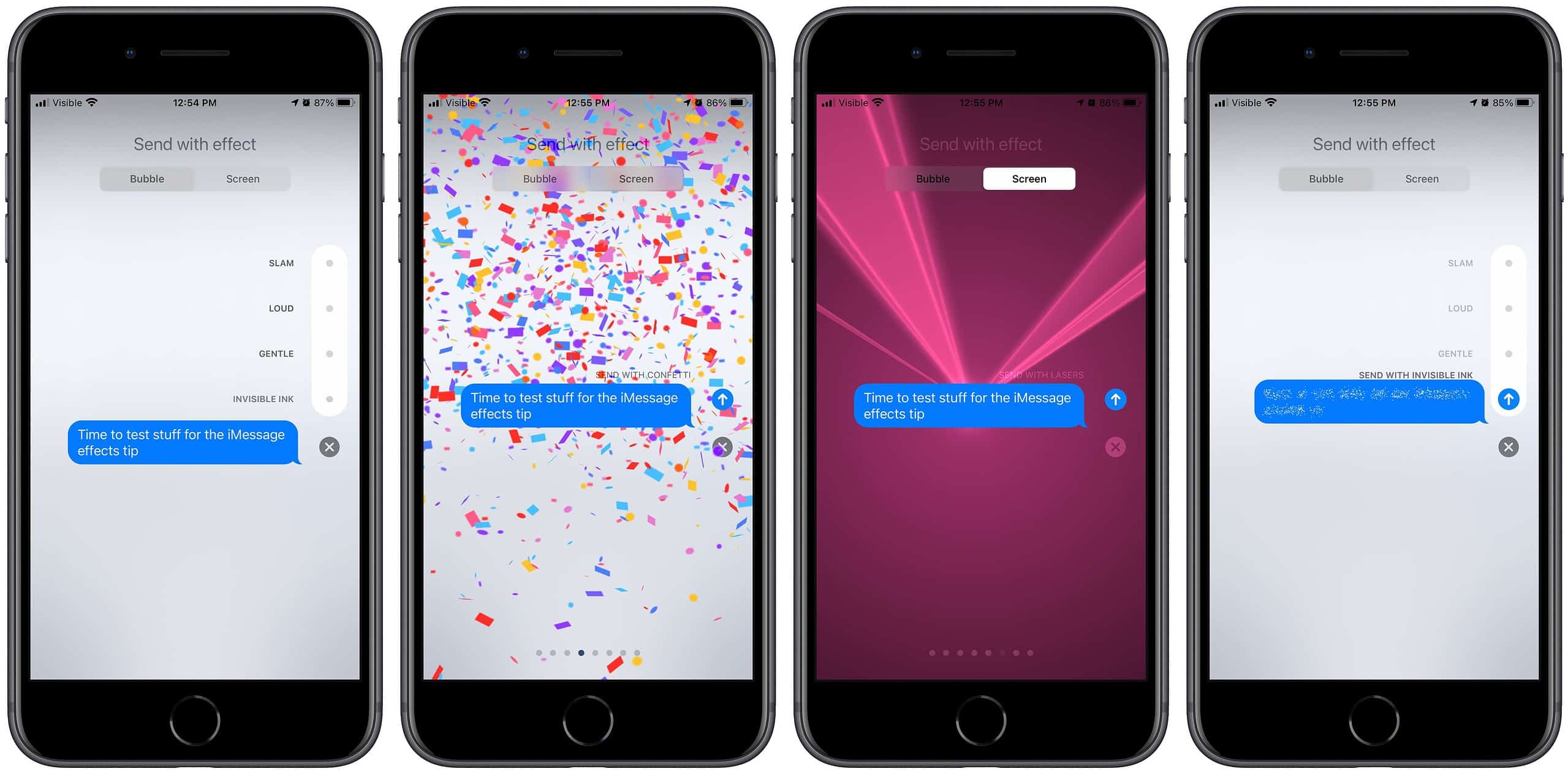 Here Are All The Message Effects You Can Send On Apple Devices The 