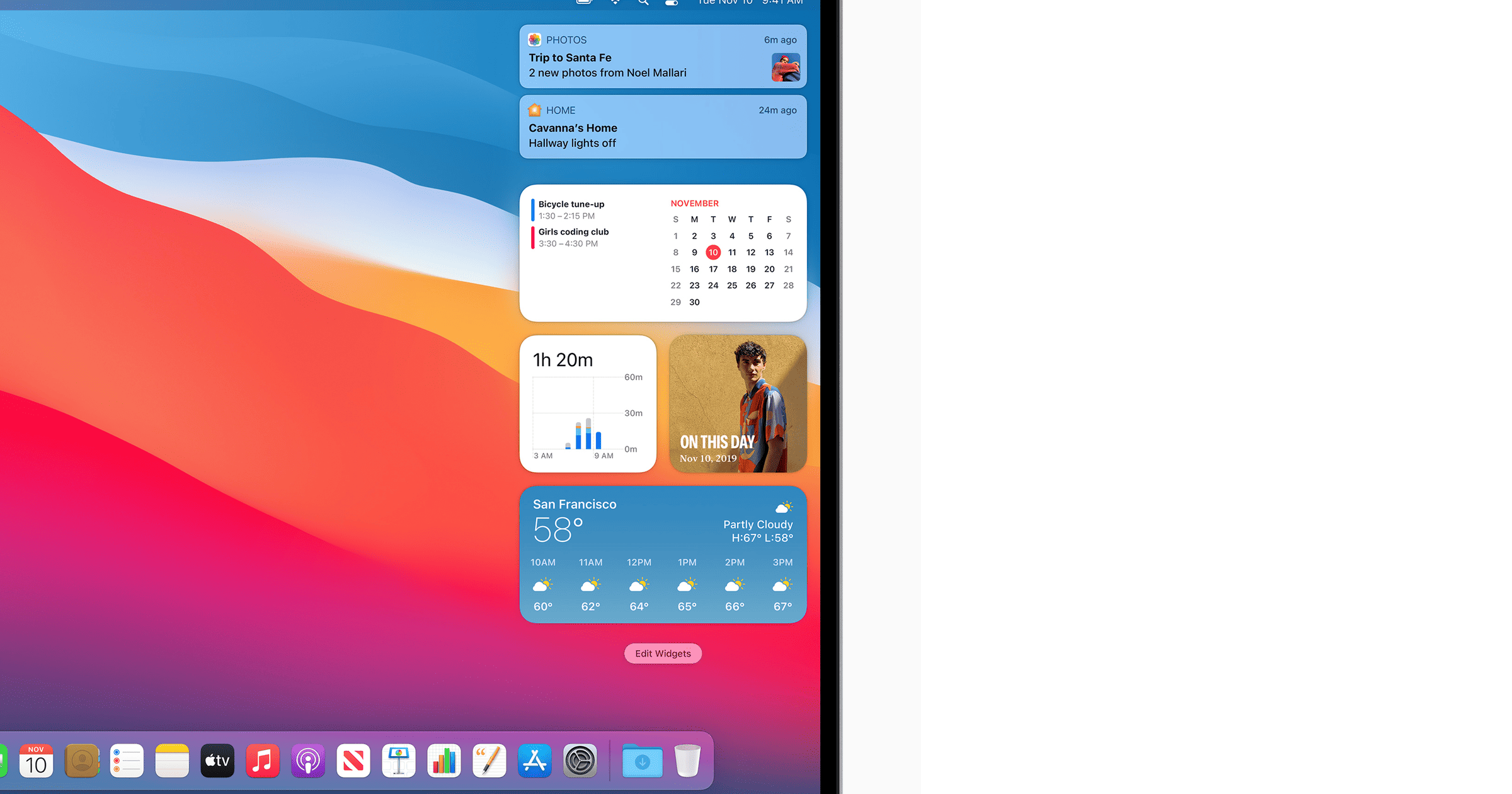 widgets for macbook pro