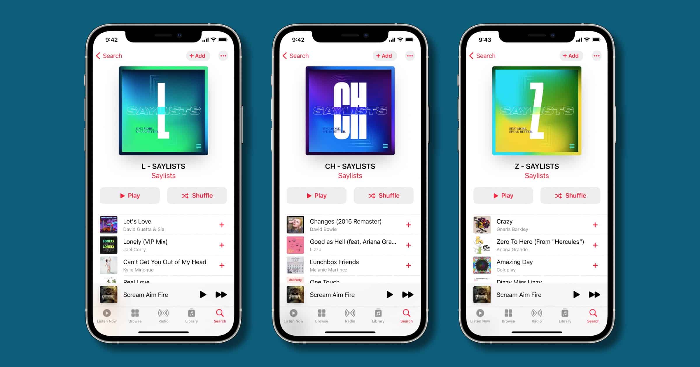 Apple Music Launches ‘Saylists’ for Speech-Impaired Customers