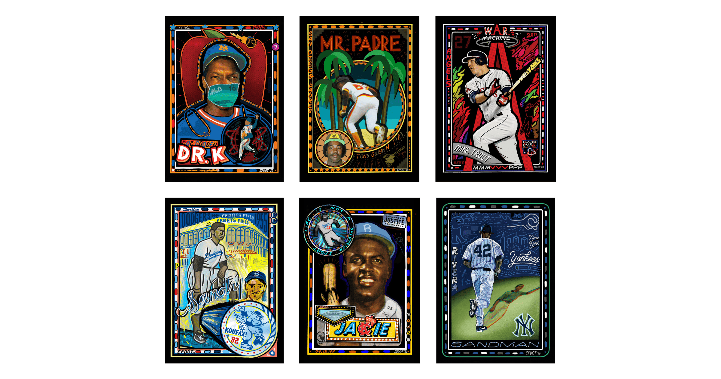 Opening Day 2021: How Artists Reimagined the Baseball Card With iPad Pro and Apple Pencil