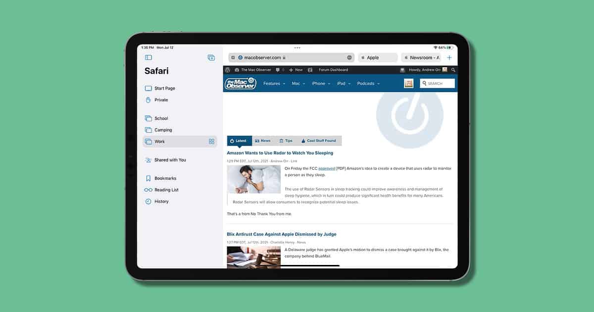 iPadOS 15: How to Create and Manage Safari Tab Groups- The Mac Observer
