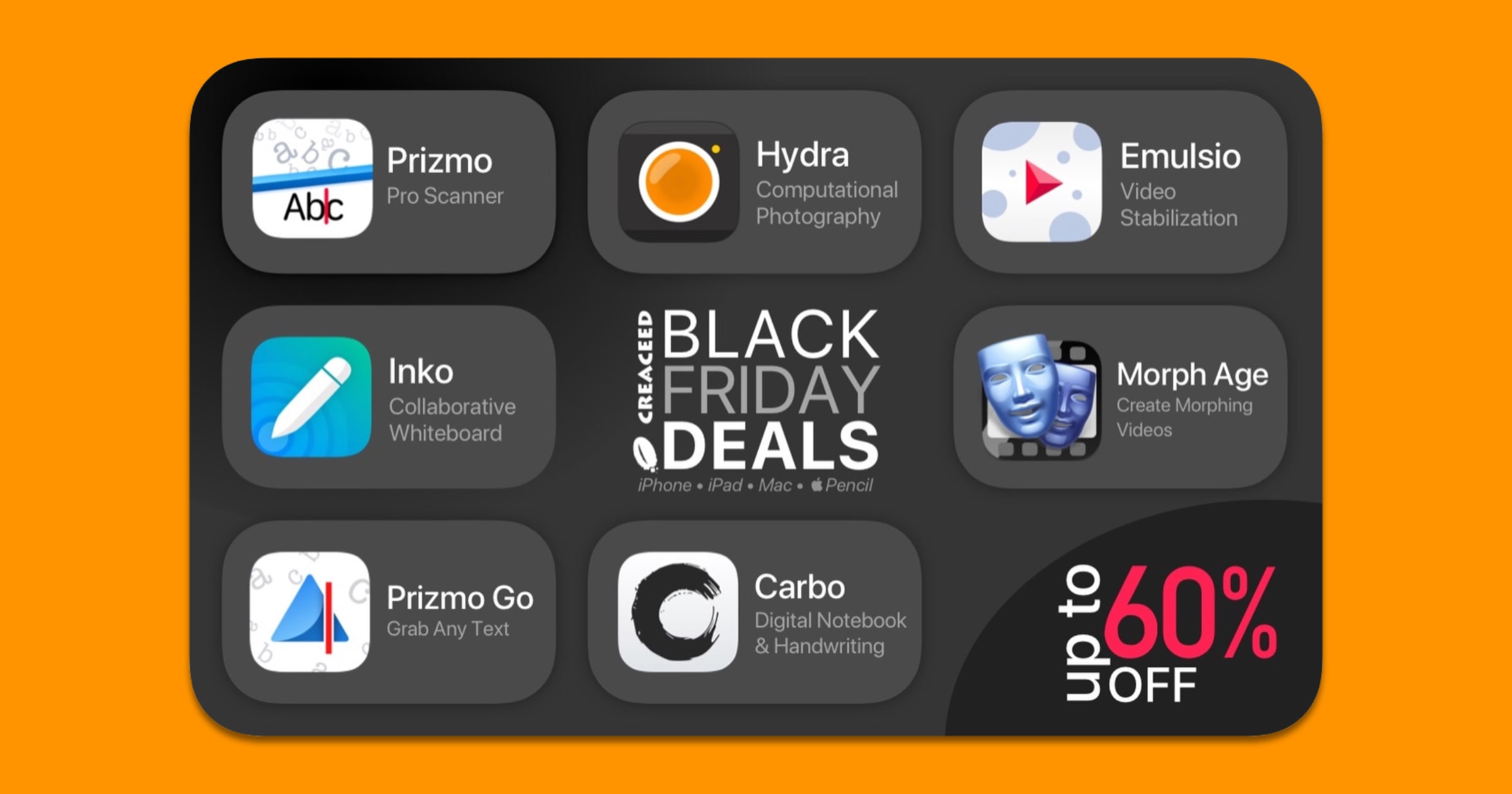 Black Friday 2021: Get Up to 60% Off Creaceed Photography Apps