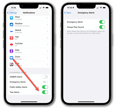 Apple Adds ‘Test Alerts’ Toggle to iPhone In Case You Really Want More