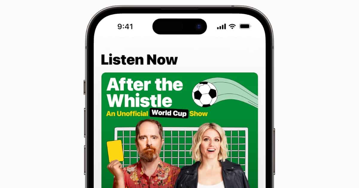 Apple Introduces ‘After the Whistle’ Podcast Featuring ‘Ted Lasso’s’ Brendan Hunt and NBC Sports’ Rebecca Lowe