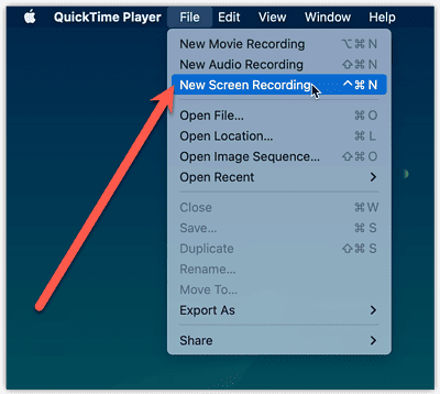 quicktime player screen recording with internal audio
