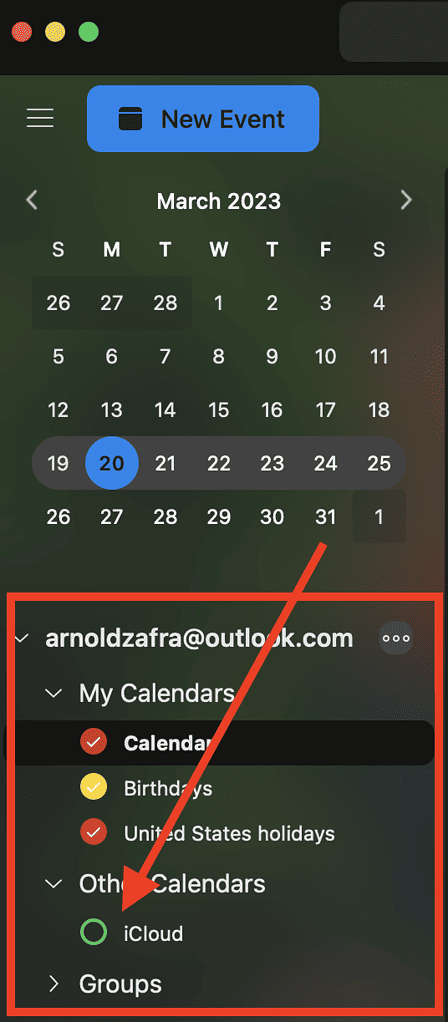 How to Add iCloud Calendar to Outlook on Mac and iOS Devices- The Mac 