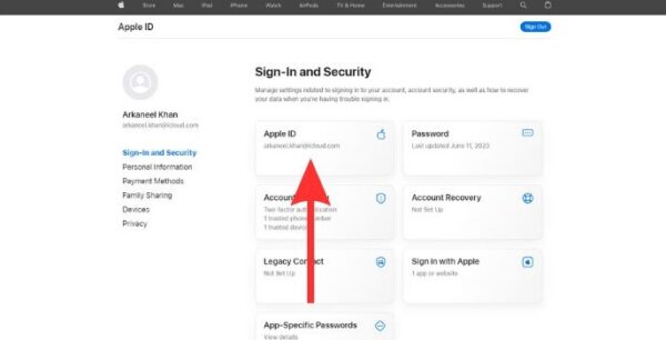 can you can your apple id email