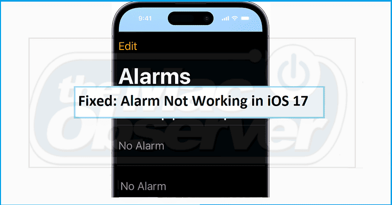 iphone alarm ios 17